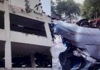 கார் கழுவும் ஊழியர் ஓ.யூ.ஜி பார்க்லேன் அடுக்குமாடியில், காரை ஓட்டிச்சென்றபோது விபத்து