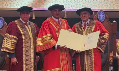 Dato Seri'M.சரவணனுக்கு கௌரவ டாக்டர் பட்டம் – மாஹ்சா பல்கலைக் கழகம் வழங்கியது