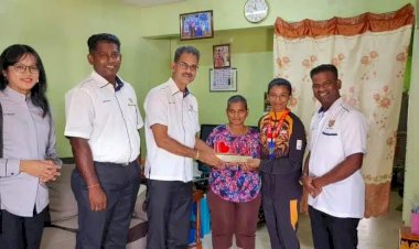 சீ போட்டியில் தங்கம் வென்ற ஷாமளராணிக்கு ஷா ஆலம் மாநகர் மன்றம் சார்பாகக் கௌரவிப்பு