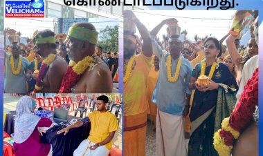 தேவாரம் பாடி, அம்மி குத்தி, தைப்பூசத்திருவிழா கொண்டாடப்படுகிறது.