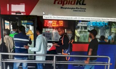 ரேபிட் KL ஆன்-டிமாண்ட் சேவை  13 புதிய வட்டாரங்களில் பயணிக்கும்