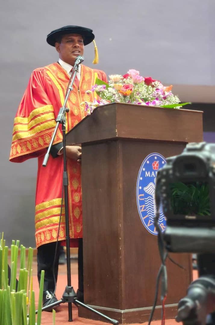 Dato Seri'M.சரவணனுக்கு கௌரவ டாக்டர் பட்டம் – மாஹ்சா பல்கலைக் கழகம் வழங்கியது