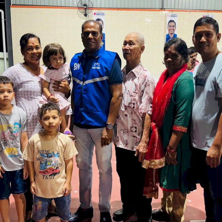 ஆயர் கூனிங் இடை தேர்தலில் தேசிய முன்னணி வெற்றி பெறும்  டத்தோஸ்ரீ எம். சரவணன் நம்பிக்கை.