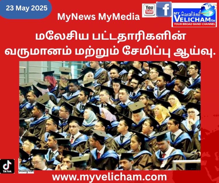 மலேசிய பட்டதாரிகளின் வருமானம் மற்றும் சேமிப்பு ஆய்வு