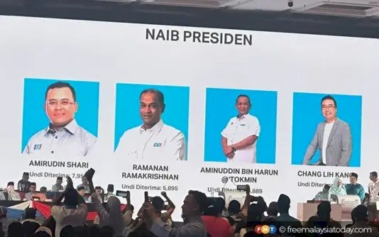 பிகேஆர் தேர்தலில் அமிருடின், சாங் லிக் காங், ஆர். ரமணன் வெற்றி