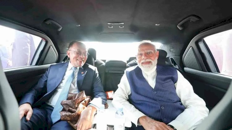 “மலேசியப் பிரதமர் அன்வர் இப்ராகிமுடன் ஒரே காரில் பயணம்...” - பிரதமர் மோடி
